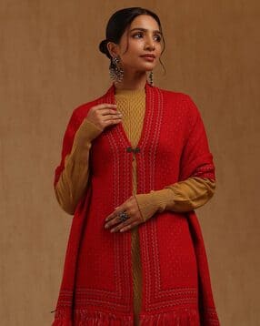 soch Women Acrylic Knitted Shawl-picture-15