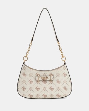 Carrie Logo Top Zip Shoulder Bag-image-17