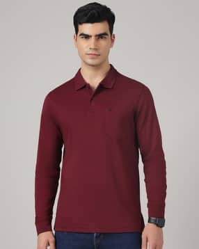van heusen Men Regular Fit Polo T-Shirt with Patch-Pocket-picture-31