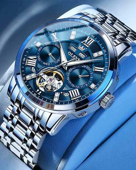 Olevs Men Stainless Steel Analogue Watch-6701