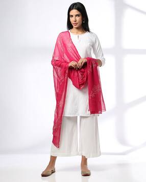 avaasa mix n' match Women Floral Print Dupatta-picture-35