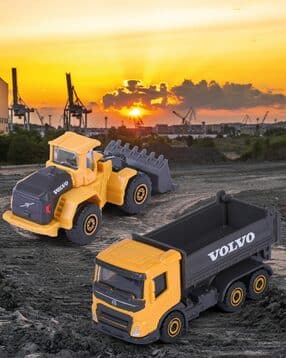 majorette Set of 2 Volvo Construction Premium Vehicle-picture-32