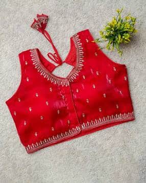 indie picks Embroidery Front Open Blouse-picture-13