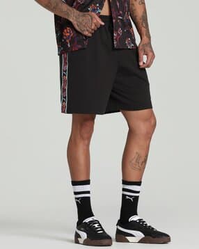 puma Men Floral Print Relaxed Fit Sports 7" Shorts-picture-15