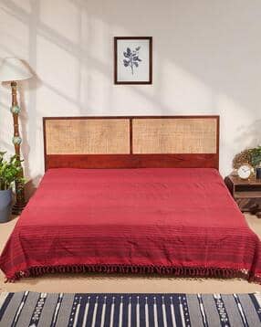 Striped Cotton Bed Sheet-image-6