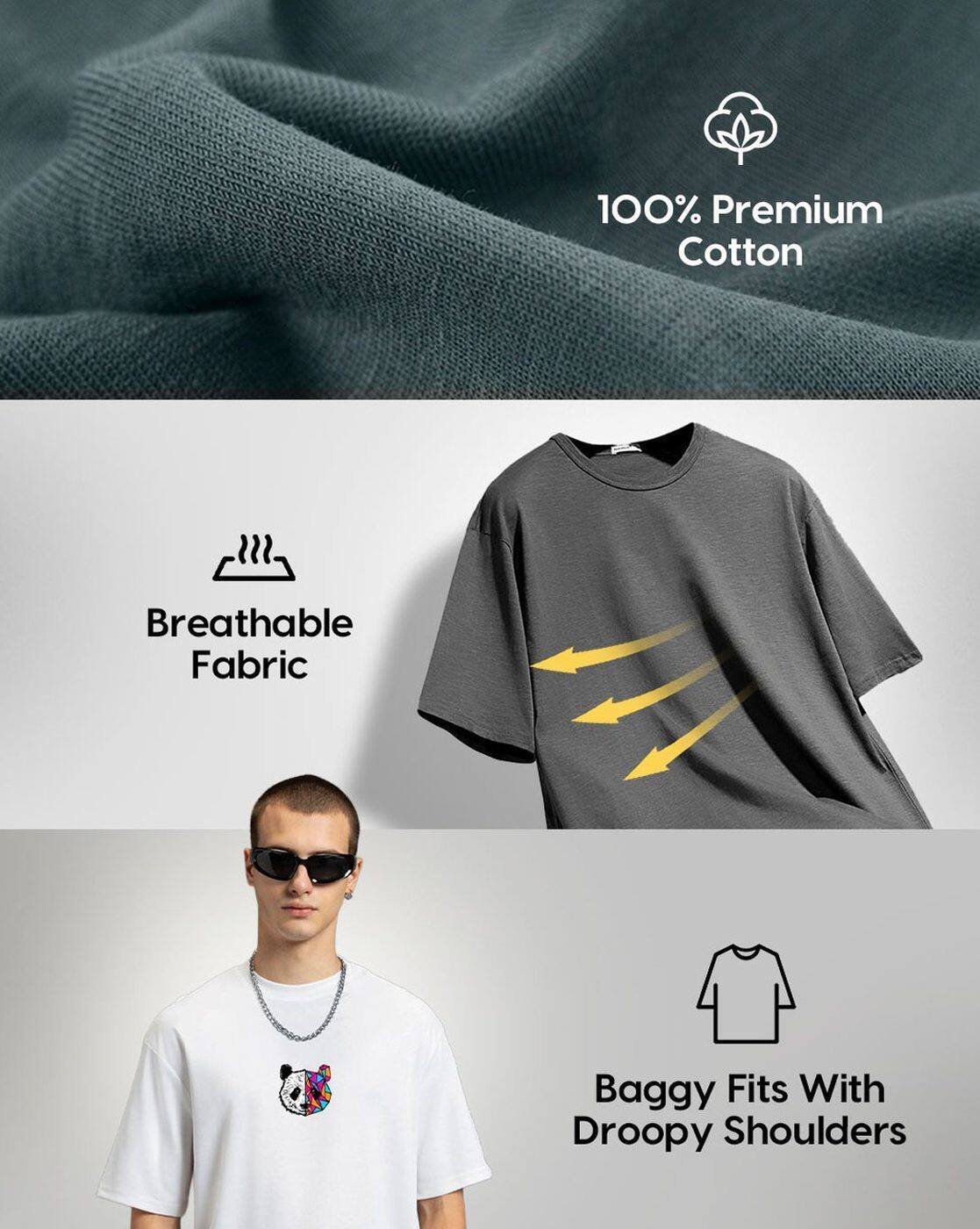 BEWAKOOF Men's T-Shirt, BLACK, S