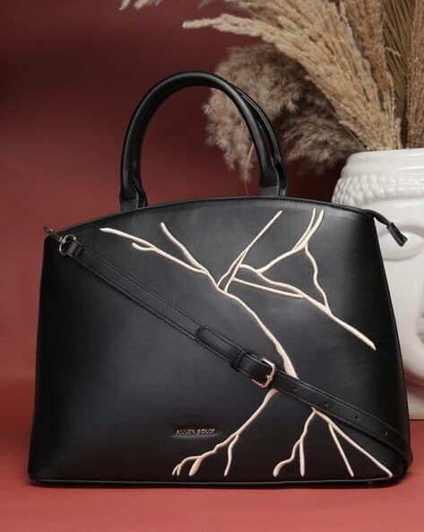 ALLEN SOLLY Women Embroidery Formal Handbag