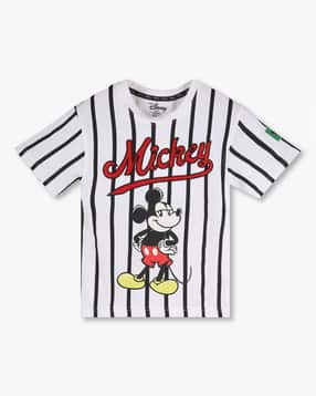 kb team spirit Boys Mickey Print Relaxed Fit Round-Neck T-Shirt-picture-46