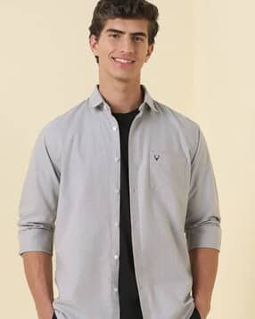 allen solly Men Regular Fit Cotton Shirt-picture-36