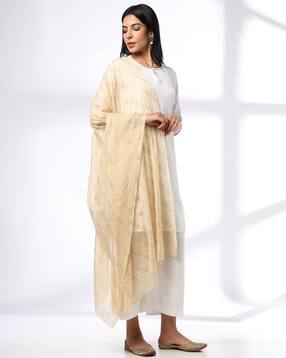 avaasa mix n' match Women Floral Foil Print Dupatta-picture-15