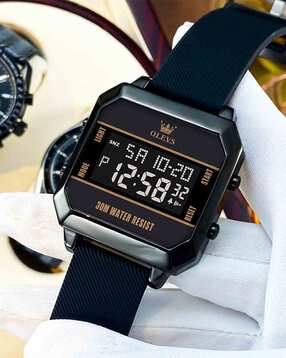 men analogue wrist watch with tang buckle closure-1103