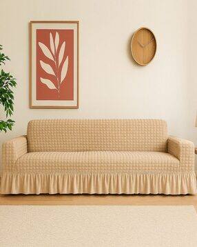 cortina eyelet curtain Stretch Bubble Sofa Slipcover -picture-49