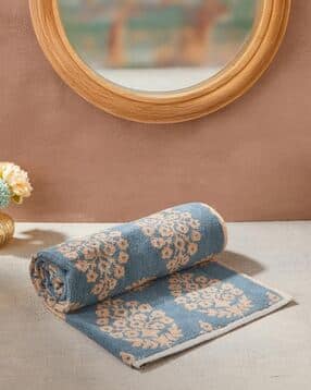 fabindia Set of 2 Block Print Face Towels -picture-19