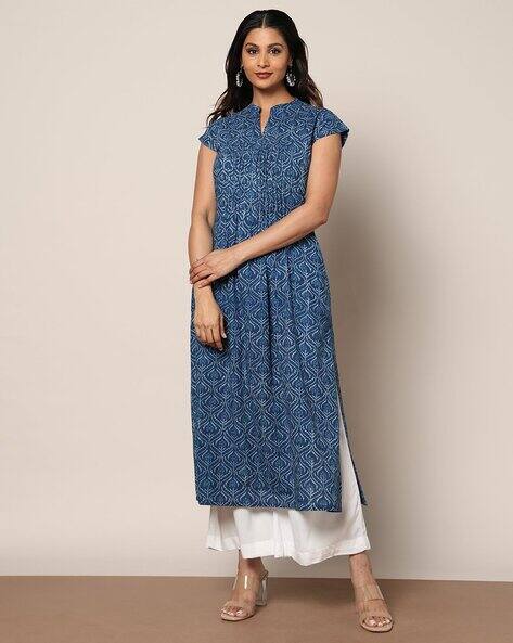 Indie Picks Printed Cotton Long Kurta