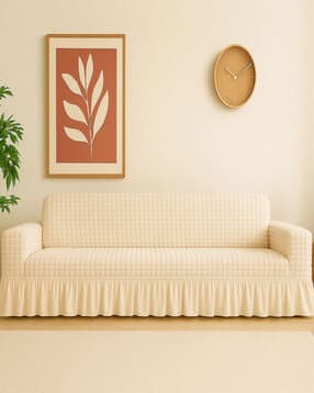 cortina eyelet curtain Stretch Bubble Sofa Slipcover -picture-49