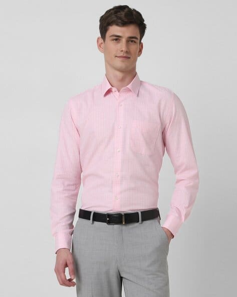 PETER ENGLAND Men Checked Regular Fit Shirt