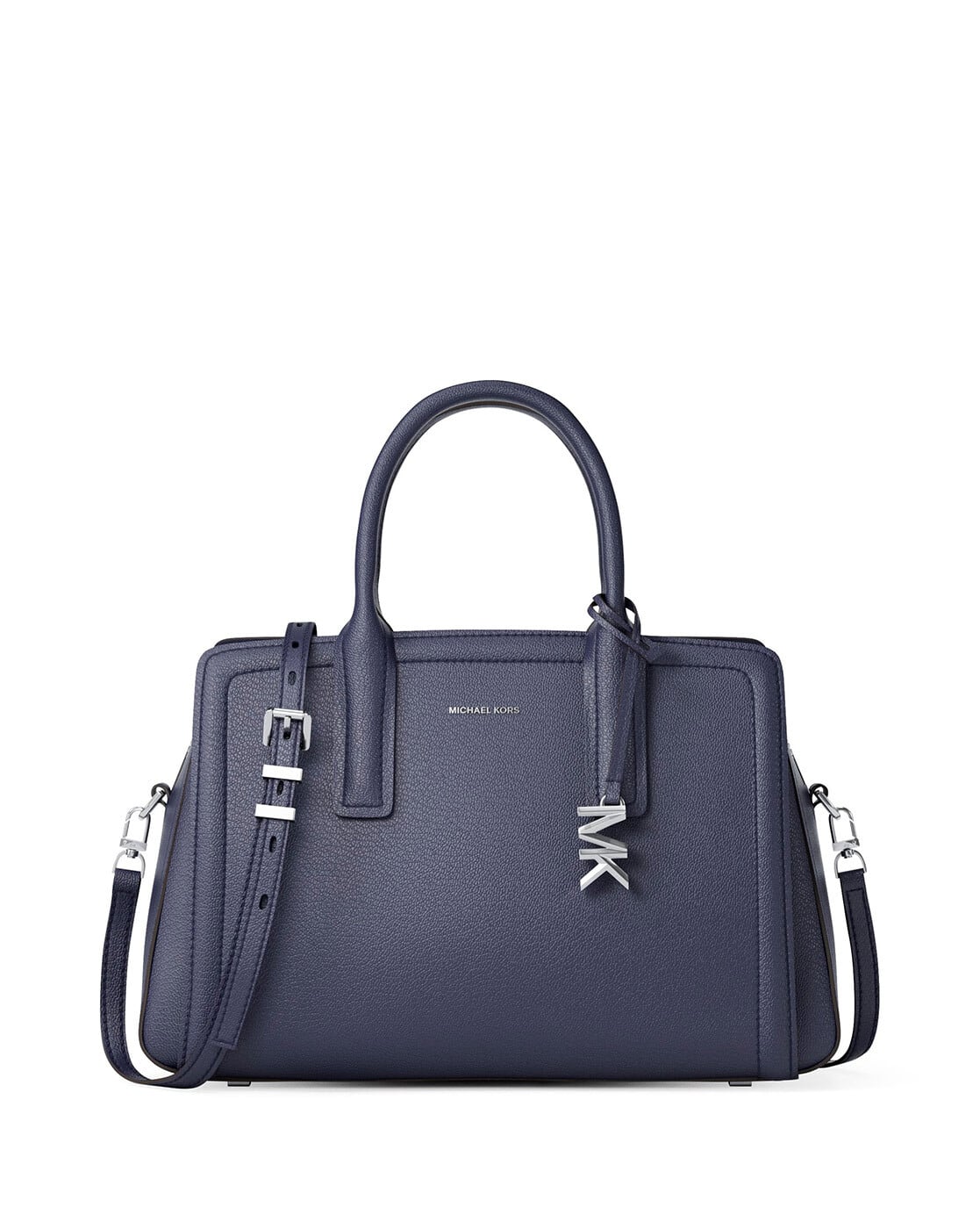 ココ&ルイ Buy Michael Kors Laila Medium Leather Satchel | 401 Dress Blues