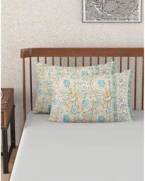 fabindia Printed Cotton Pillow Cover-picture-33