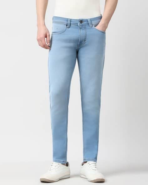 PETER ENGLAND Men Mid-Wash Low-Rise Slim Fit Jeans