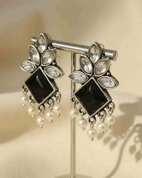The Pari Women  Stone Studded Earrings