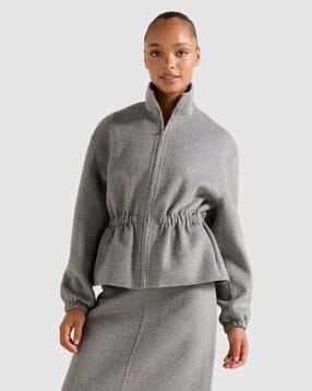 forever new Women Regular Fit Jacket with Full Sleeves-picture-44