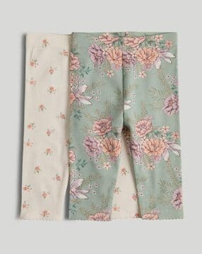mothercare Girls Floral Print Leggings-picture-21