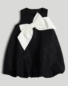 mothercare Girls Bow Applique Fit & Flare Dress-picture-43