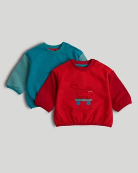 mothercare Boys Pack of 2 Graphic Print Regular Fit Sweatshirt-picture-24