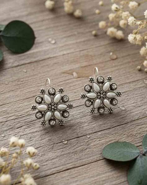 The Pari Women Silver Plated Earrings
