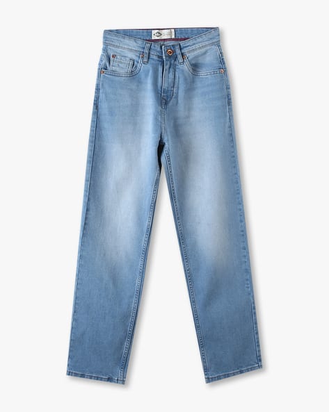 Lee Cooper Boys Mid-Rise Wide Legs Jeans