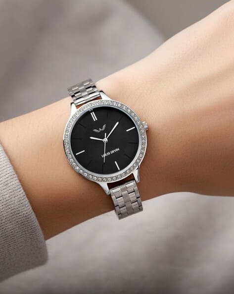 Louis Devin Women Analogue Watch - LD-L197-BLK-CH