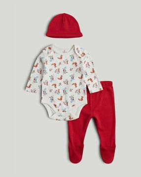 Printed Full Sleeves Essential 3-Piece Set