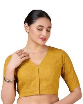 Women Ombre-Dyed Front Open Blouse -image-19