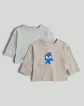 mothercare Pack of 2 Printed Round-Neck T-Shirts-picture-32