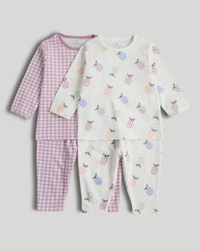 mothercare Pack of 2 Printed Top & Pants Set-picture-21