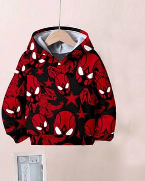 bollylounge Boys Printed Regular Fit Hoodie-picture-13