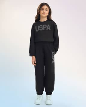 u.s. polo assn. Girls Mid Rise Straight Joggers-picture-22