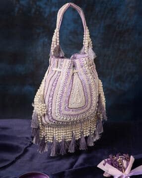 Women Embellished Potli Bag-image-1