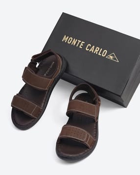 Men Slip-On Sandals with Velcro Fastening