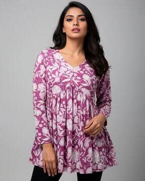 maheshvi Women Floral Flared Kurta-picture-20