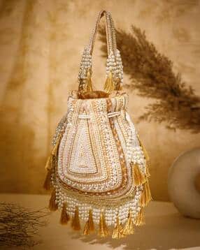 anekaant Women Embellished Wristlet Potli Bag-picture-10