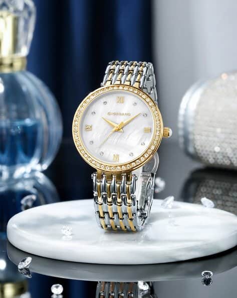 Giordano Women A2060-55 Analogue Watch with Stainless Steel Strap