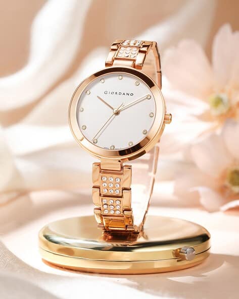 Giordano Women A2037-33 Water-Resistant Analogue Watch