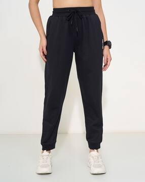 ajile by pantaloons Women Cuffed Joggers with Broad Waistband-picture-34