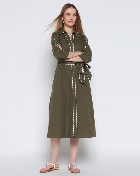 Cover Story Women British Charm A-Line Dress