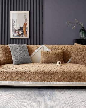 cortina eyelet curtain Self-Design Anti-Slip 1 Seater Sofa Cover Set-picture-24