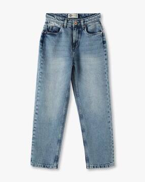 lee cooper Boys Mid-Rise Wide Leg Jeans-picture-52