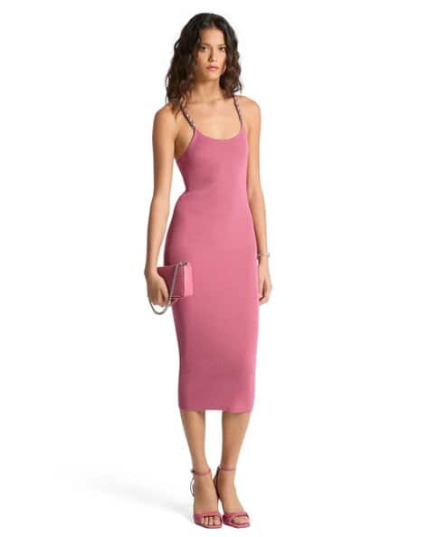 red dress with belt Knitted Red Mini Dress with High Neck And Gold Belt Detail – RAISA VANESSA  INT