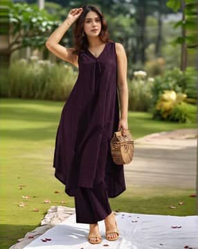 gorgone Women Cotton Kurta Set-picture-45