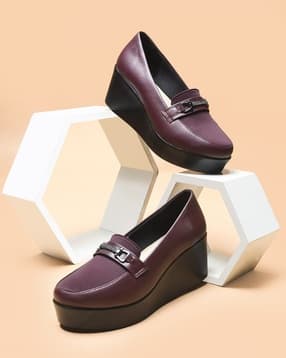 Heeled Shoes with Synthetic Leather-image-46